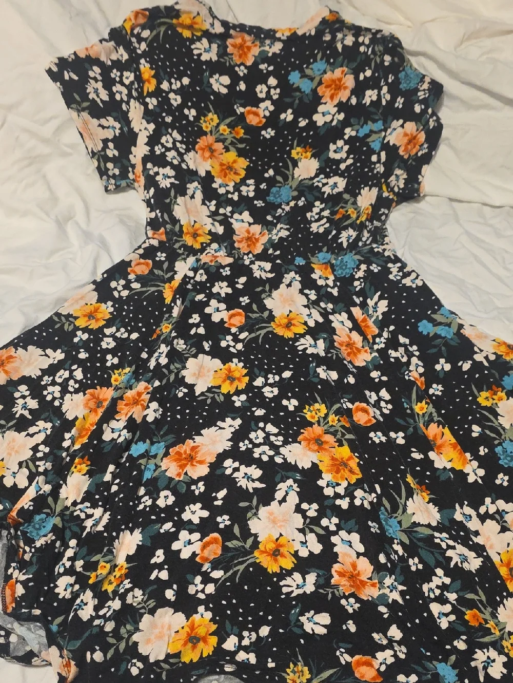 Torrid Super Soft Floral dress 0x - Picture 3 of 3